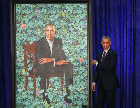 4 августа 1961, гонолулу, гавайи, сша). Here's the Bad News About Kehinde Wiley's Presidential Portrait of Barack Obama | artnet News