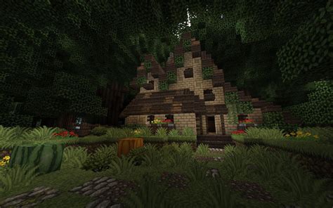 Fairy Tale House Deep In The Forest Minecraft