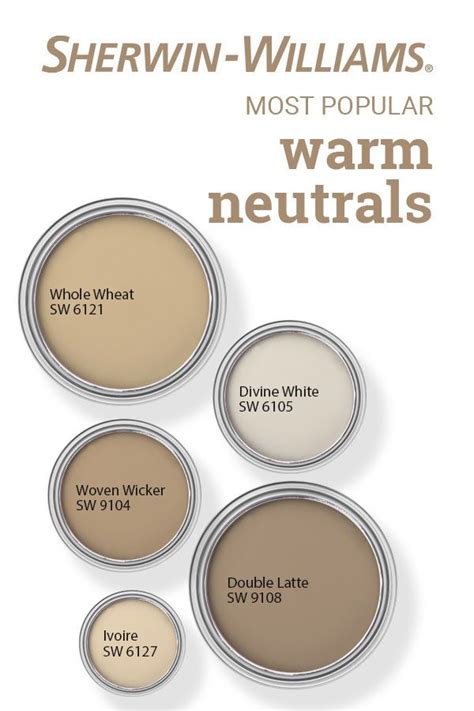 They can be painted indoors or outdoors and make a big impact. Popular Warm Neutral Paint Colors | Warm neutral paint ...