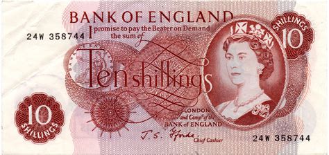 10 Shillings Elizabeth Ii Series C Portrait England Numista