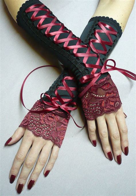 Love These Corset Gloves To Go With A Corset Womens Gloves Gloves Outfit Accessories