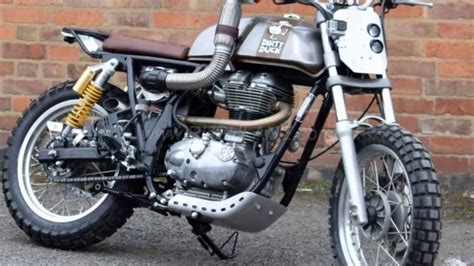 This definitely works wonders for the. the dirty duck modified/custom royal enfield continental ...