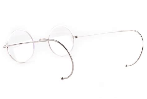Agstum Retro Small Round Optical Rare Wire Rim Eyeglasses Frame 39mm Silver 39mm