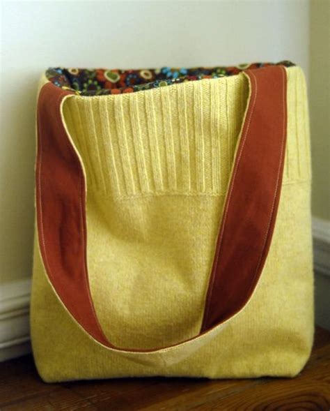 Make Your Own Sweater Bag Sweater Bags Bags Sewing Bag