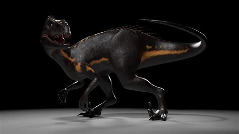 3d Model Indoraptor Jurassic World Vr Ar Low Poly Rigged Animated Cgtrader