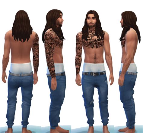Sims 4 Ccs The Best Jeans For Men By Lost My In Your Pond