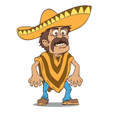 Avatar Mexican Man Cartoon Royalty Free Vector Image Clip Art Library