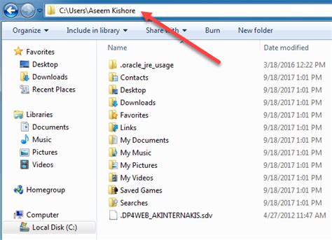 Change The Location Of User Folders In Windows