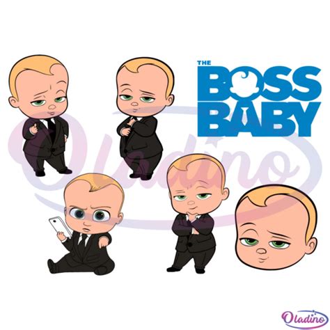Boss Baby Bundle SVG PNG Digital File Cartoon Svg