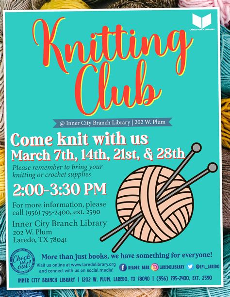 knitting club laredo public library