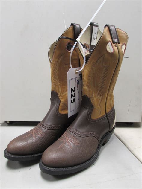 Western Style Brahma Boots Size 95 3e Retail 31995