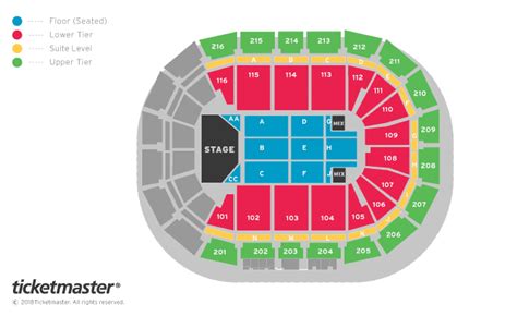 Ticketmaster Seating Plan Manchester Arena Elcho Table