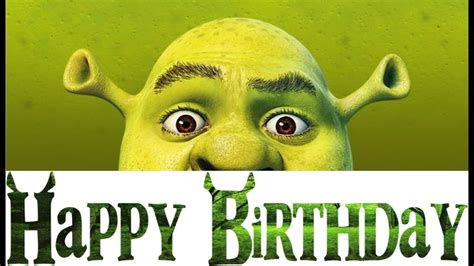 Shrek The Ogre Wishing You A Happy Birthday In A Very Funny Way Youtube