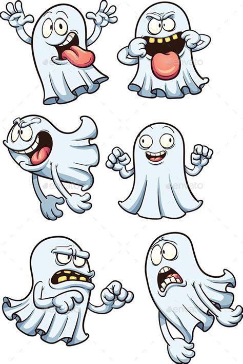 Cartoon Ghosts Ghost Cartoon Halloween Cartoons Cartoon Drawings