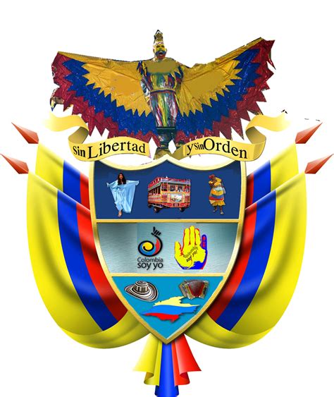 Sint Tico Imagen Bandera De Colombia Con Escudo Actualizar