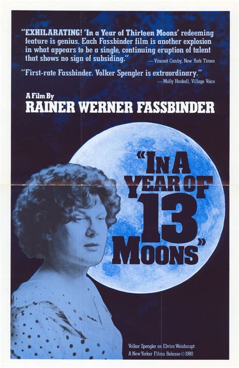 In A Year With 13 Moons Original 1980 Us Mini Movie Poster