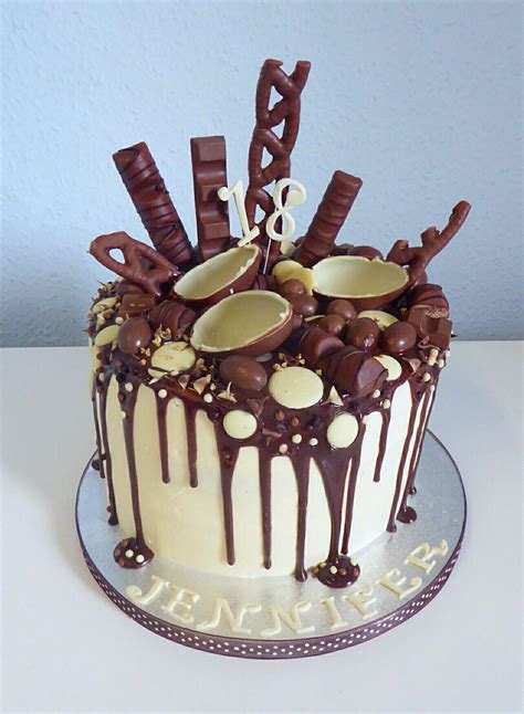 A Chocolate Drip Cake For A Massive Kinder Chocolate Fan Chocolate Drip Cake Birthday