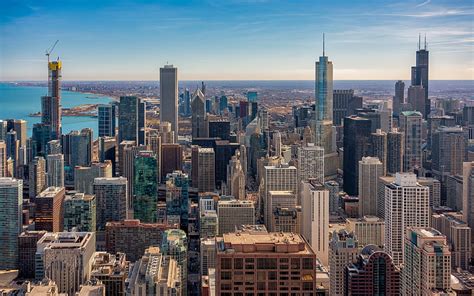 1920x1080px 1080p Descarga Gratis Chicago Rascacielos Panorama De