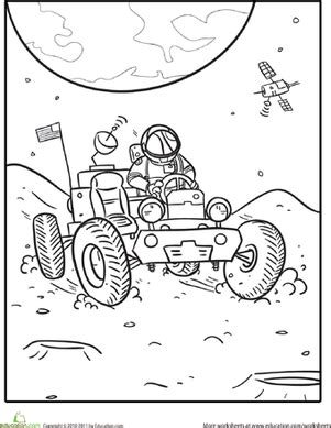 Mars Rover Coloring Page - Belinda Berube's Coloring Pages