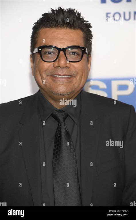 Cast Member George Lopez Attends The Premiere Of The Film Spare Parts
