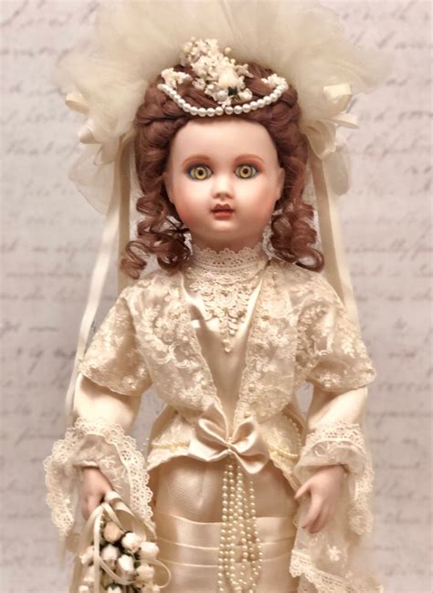 bebe bru bride porcelain doll repro by the franklin mint franklin mint fashion bride