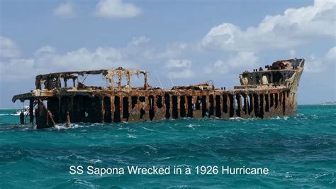 Diving On The Ss Sapona Concrete Wreck South Of Bimini Bahamas Youtube