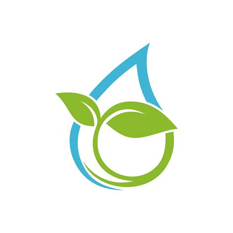 A Logo Illustration Of A Combination Of Water And Plants 13863812