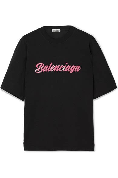 4.6 out of 5 stars 2,527. Balenciaga | Printed cotton-jersey T-shirt | NET-A-PORTER ...