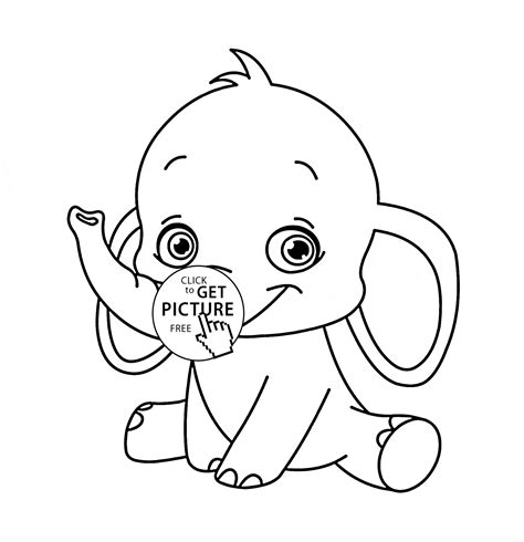 Free Printable Baby Animal Coloring Pages At Free