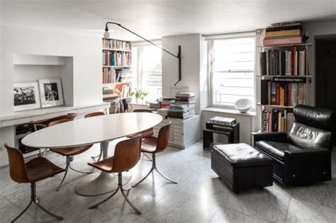 White Home Mixing Mid Century Modernism And Minimalism Digsdigs