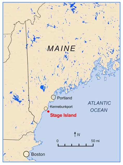 Map Of Southern Maine Coast Maping Resources