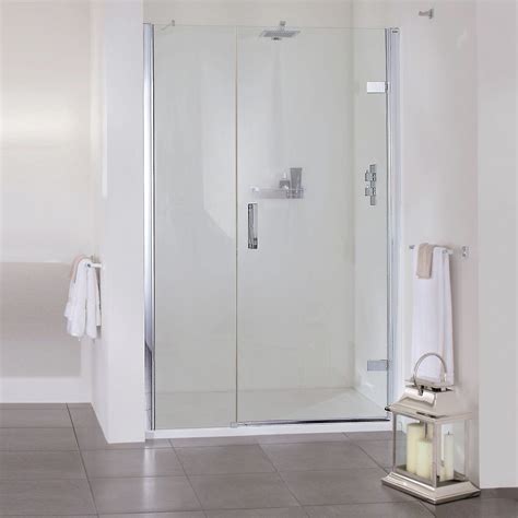 Sp457 900rhh Aqata Spectra Hinged Shower Door With In Line Panel