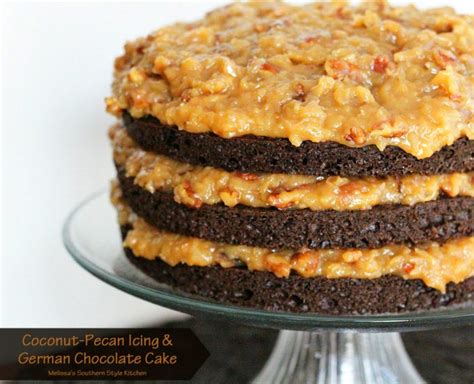 Its super fluffy and moist. Coconut-Pecan Icing And German Chocolate Cake ...