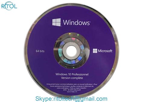 64 Bit Dvd Oem Windows 10 Operating System License Home Software French