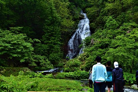 秋田県小坂町 七滝の迫力がすごかった。 滝