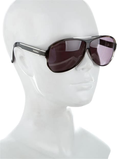Yves Saint Laurent Aviator Tinted Sunglasses Accessories Yve63238 The Realreal