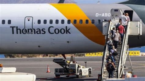 thomas cook final repatriation flights touch down bbc news