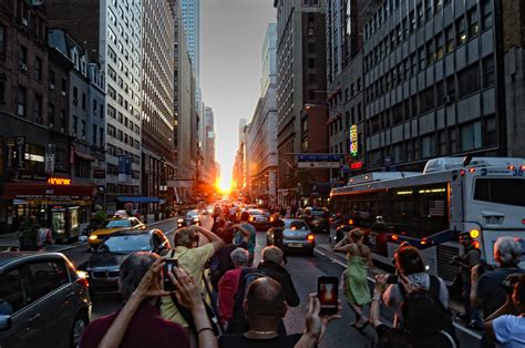 Manhattanhenge On 34th Street Picked Up By The Bbc Website Flickr