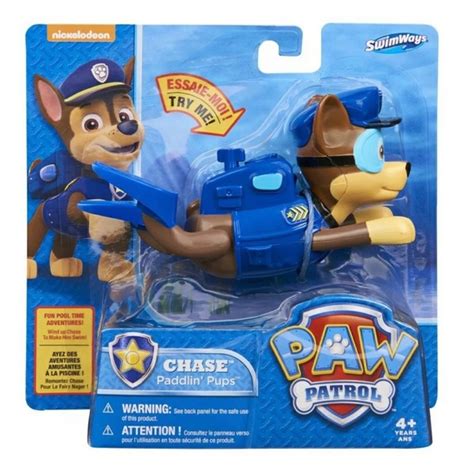 Nickelodeon Toys Paw Patrol Chase Paddlin Pups Blue Bathtub Toy