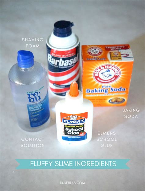 Easy 4 Ingredient Fluffy Slime Tinkerlab