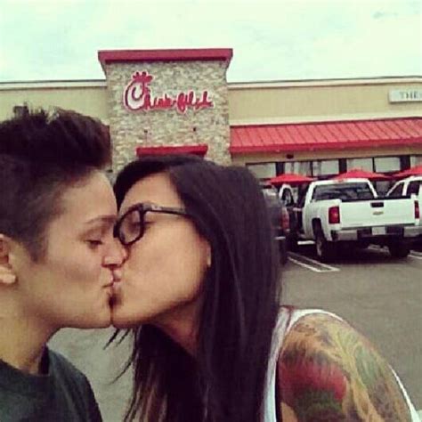 Chick Fil A Kiss In Day Photos Of National Same Sex Kiss Day