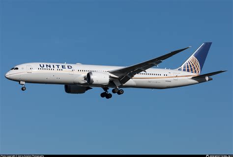 N United Airlines Boeing Dreamliner Photo By Sierra Aviation
