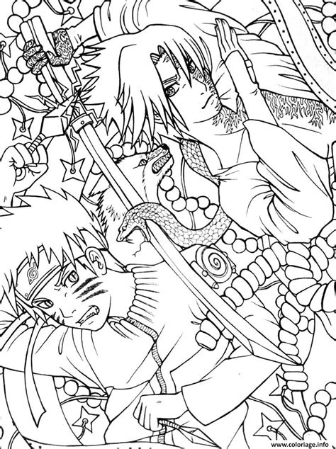 Manga De Naruto Coloriage 30000 Collections De Pages à Colorier