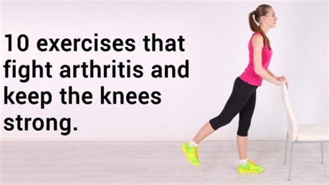10 Exercises That Fight Arthritis And Keep The Knees Strong Hipproblems