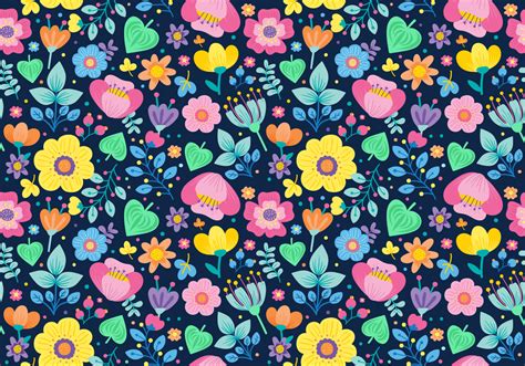 Seamless Ditsy Floral Pattern 151311 Vector Art At Vecteezy