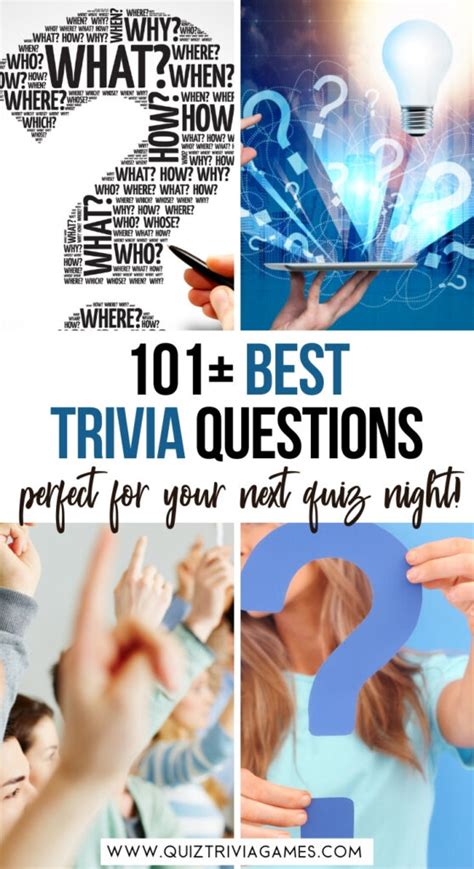 101 Best Trivia Questions And Answers Easy Medium And Hard Quiz