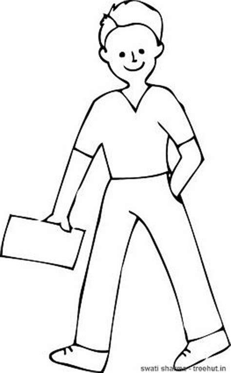 simple boys coloring pages