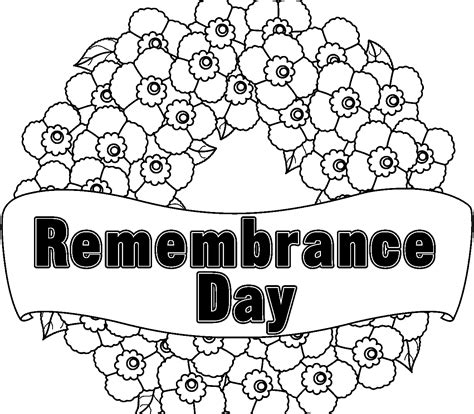 Remembrance Day Poppies Coloring Page Sketch Coloring Page The Best Porn Website