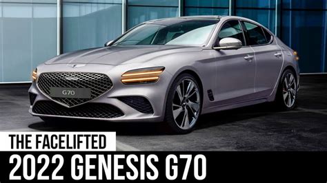 The Facelifted 2022 Genesis G70 Looks Just As We Expected It Would