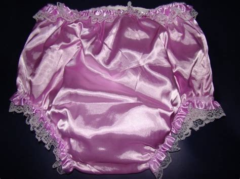 Buy Adult Sissy Satin Frilly Incontinence Diaper Cover